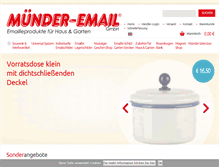 Tablet Screenshot of muender-email.com